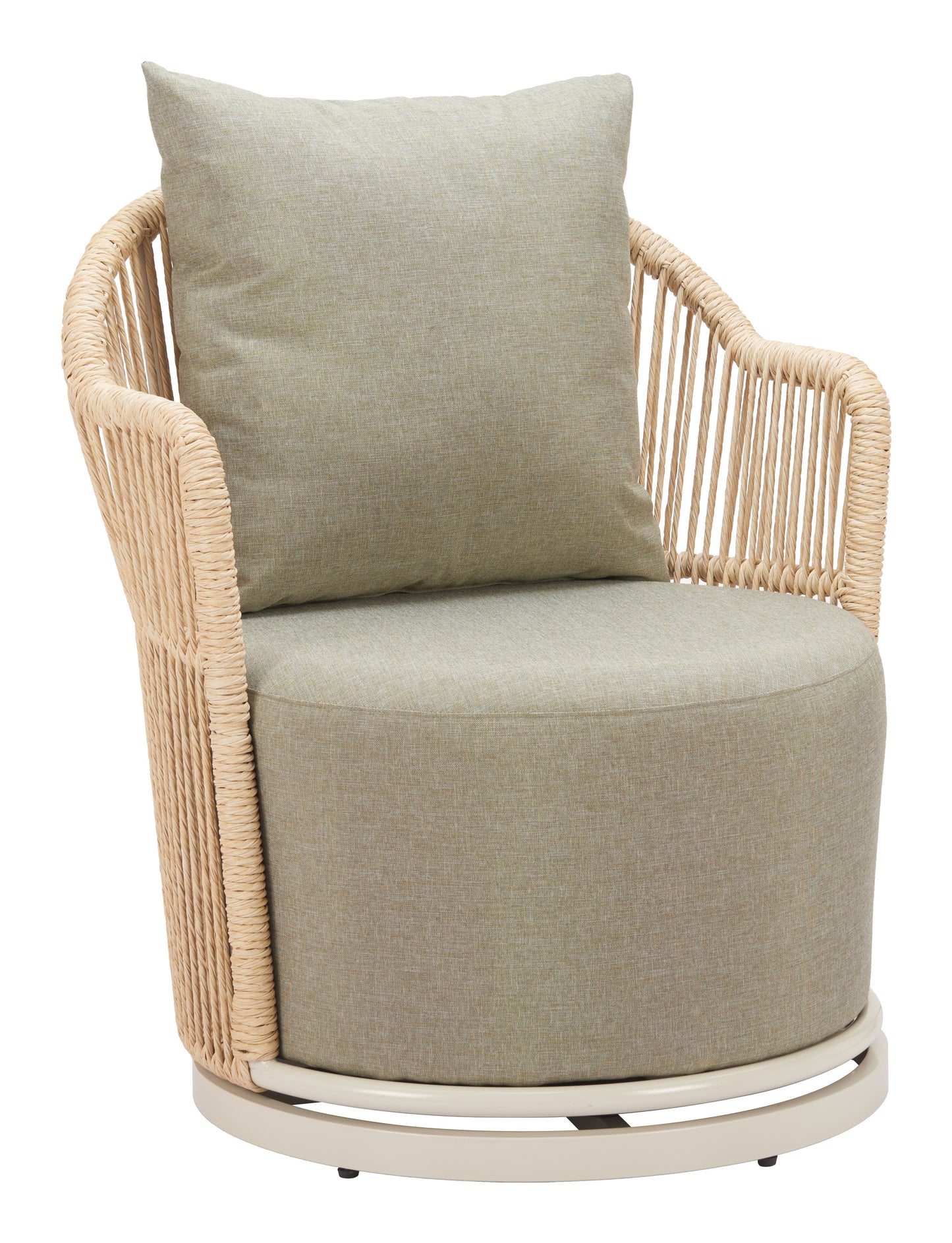 Lanai Multicolor Outdoor Swivel Chair - Ornate Home
