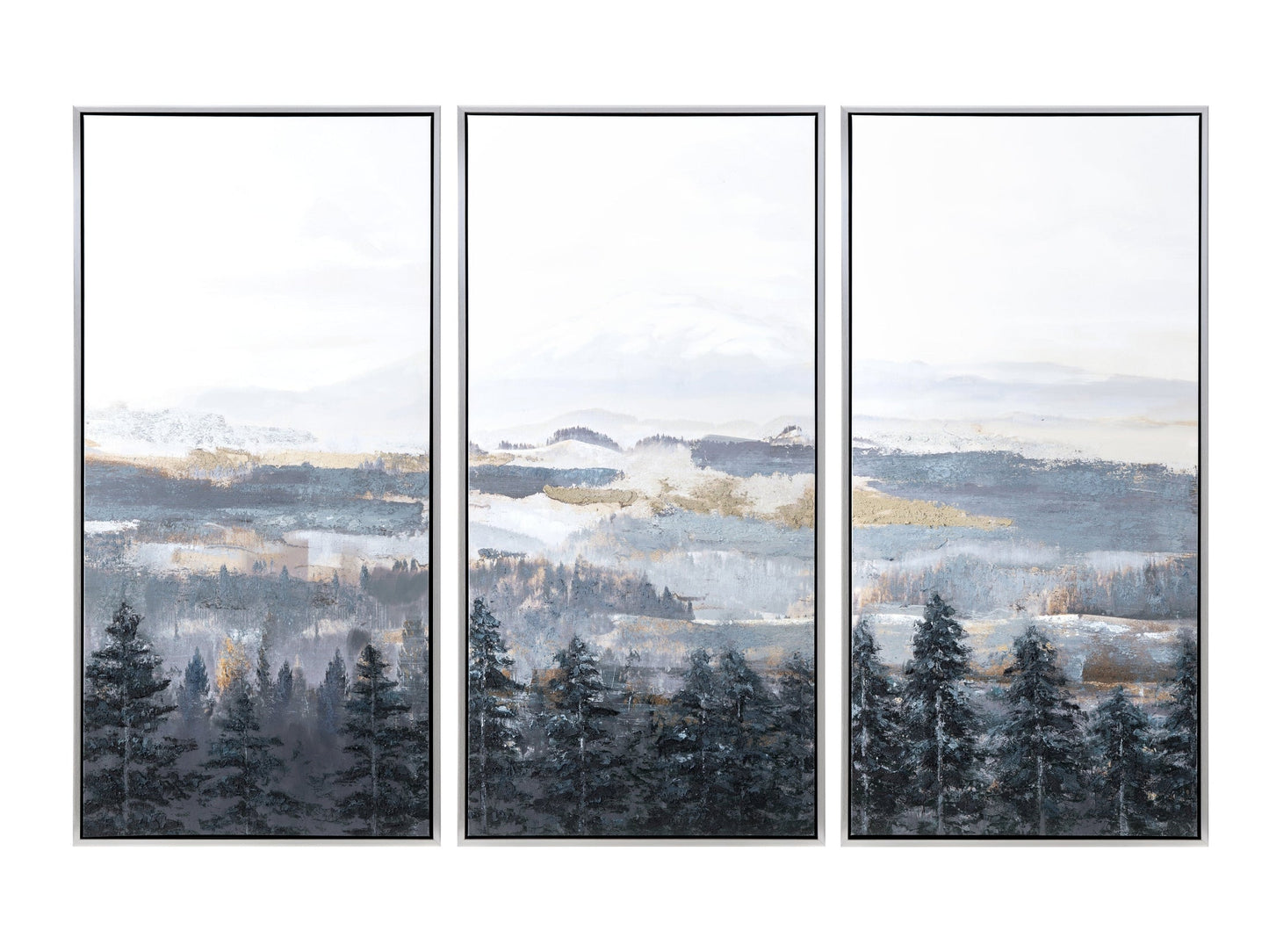 Land For Days Blue/Natural Canvas - Ornate Home