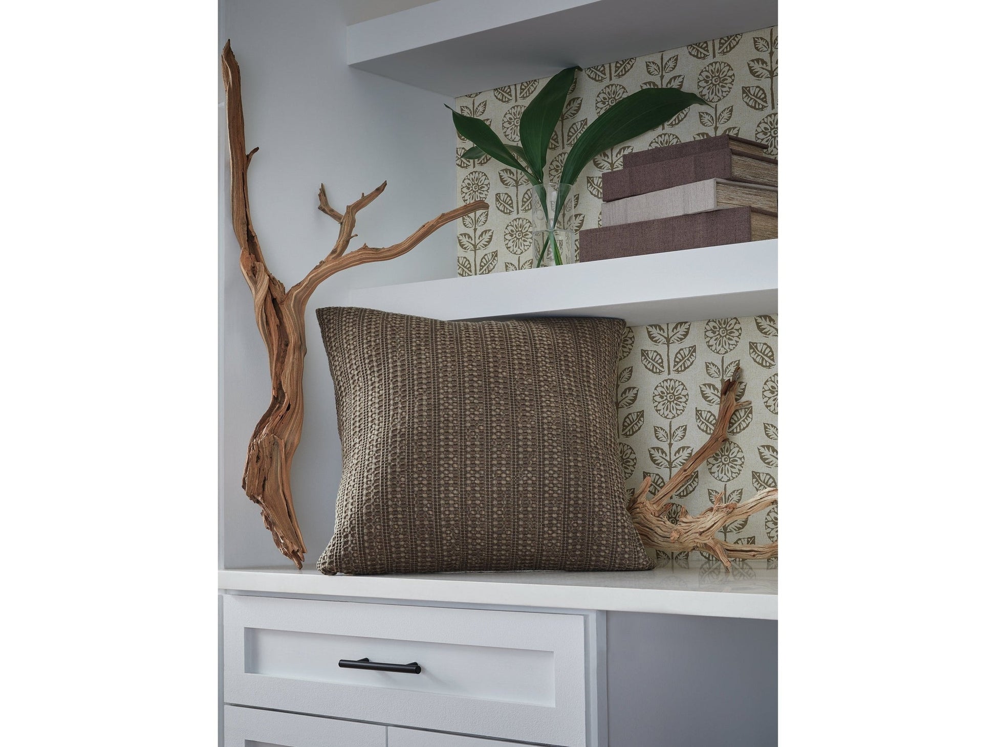 Landcher Brown Pillow- Viva Furn