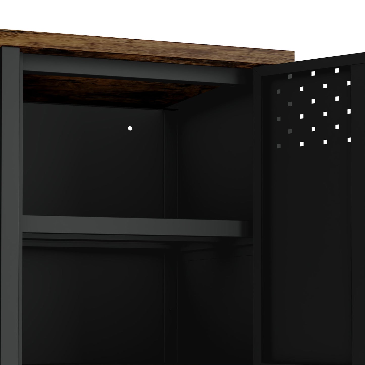 Landen 47" TV Stand in Black - Ornate Home