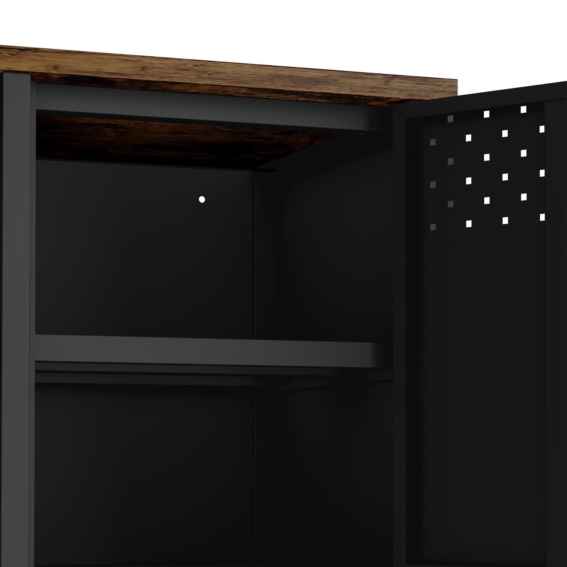 Landen 47" TV Stand in Black - Ornate Home