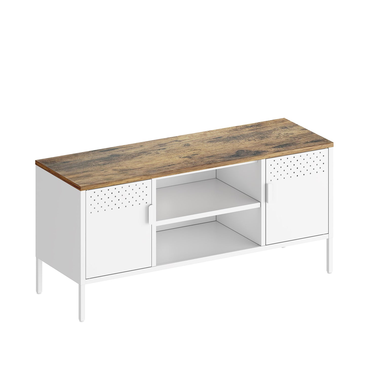 Landen 47" TV Stand in White - Ornate Home