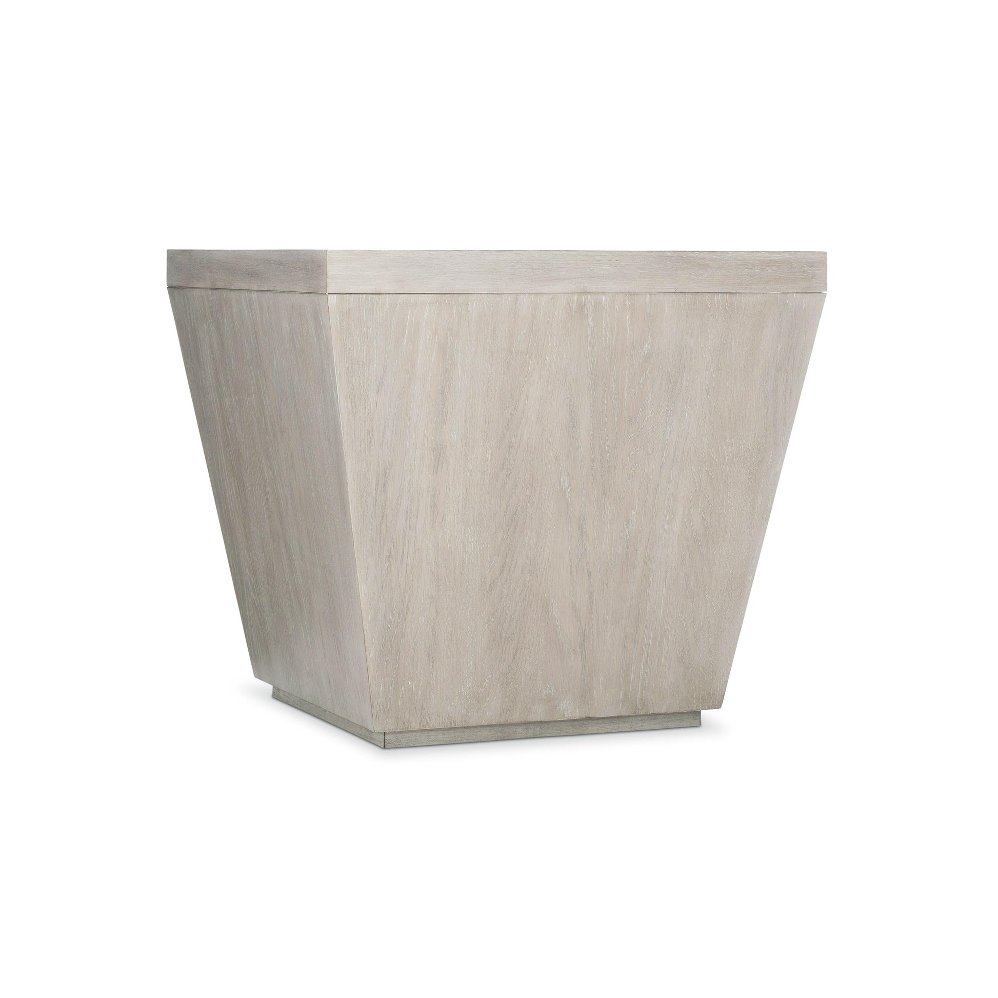 Landers Cerused Greige Side Table - Ornate Home