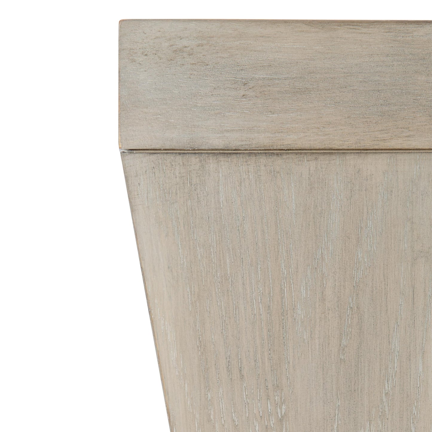 Landers Cerused Greige Side Table - Ornate Home