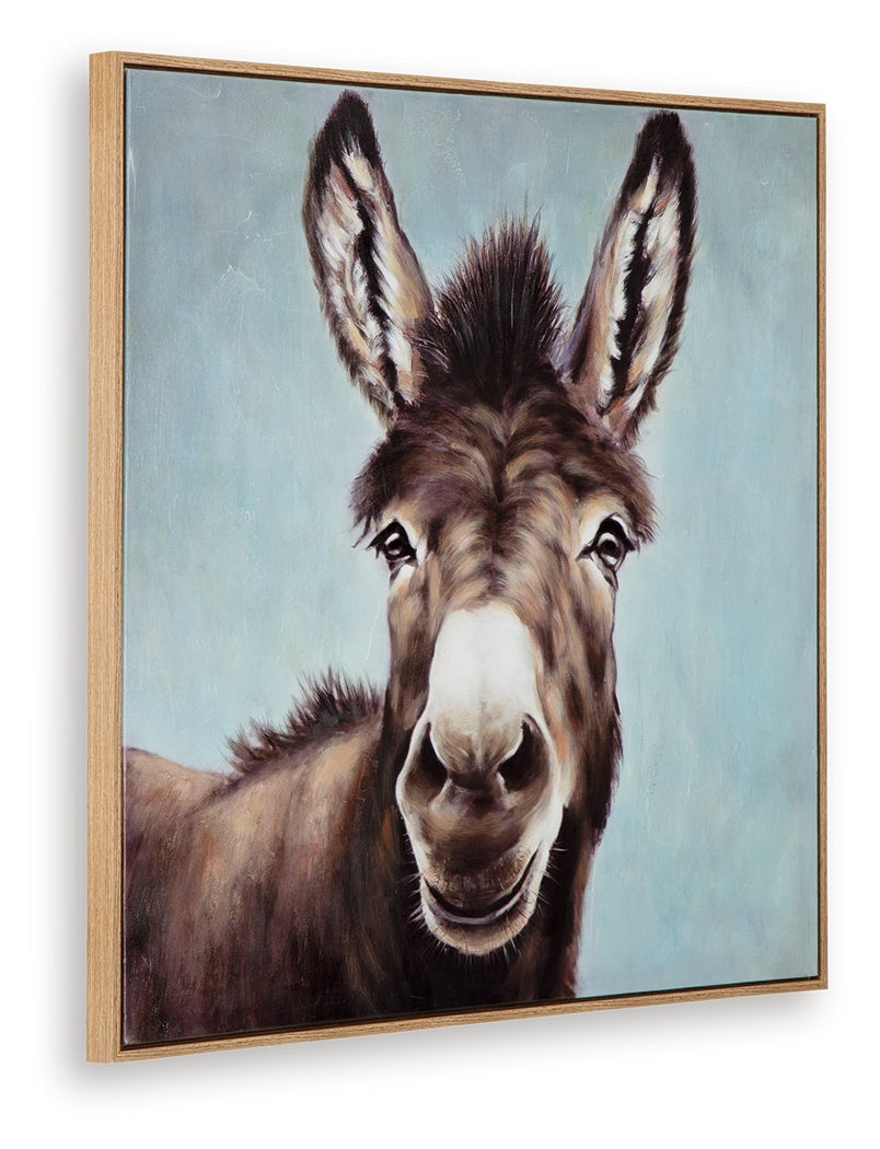 Landerton Brown/Blue/White Wall Art- Viva Furn