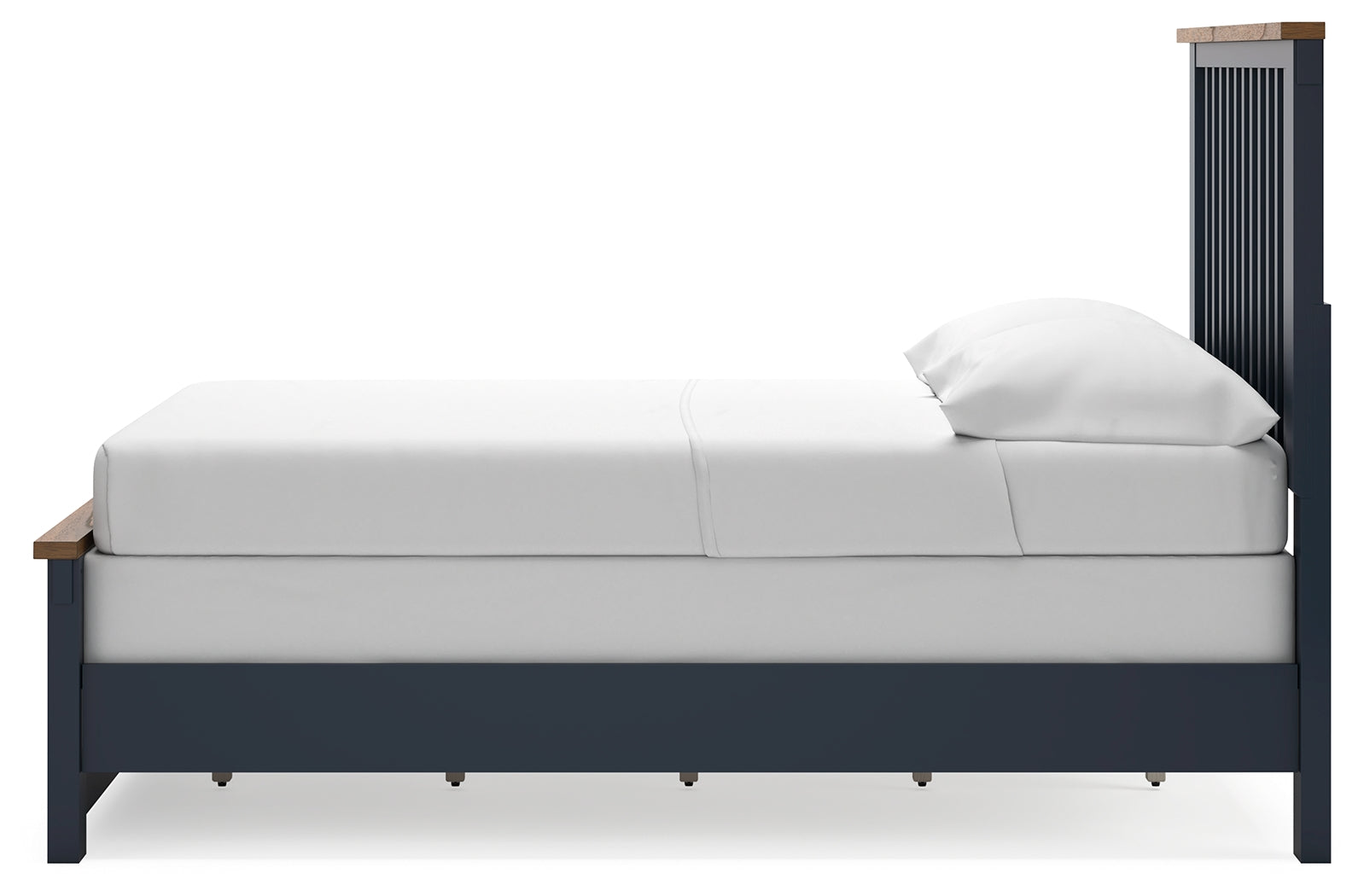 Landocken Brown/Blue Full Panel Youth Bed- Viva Furn