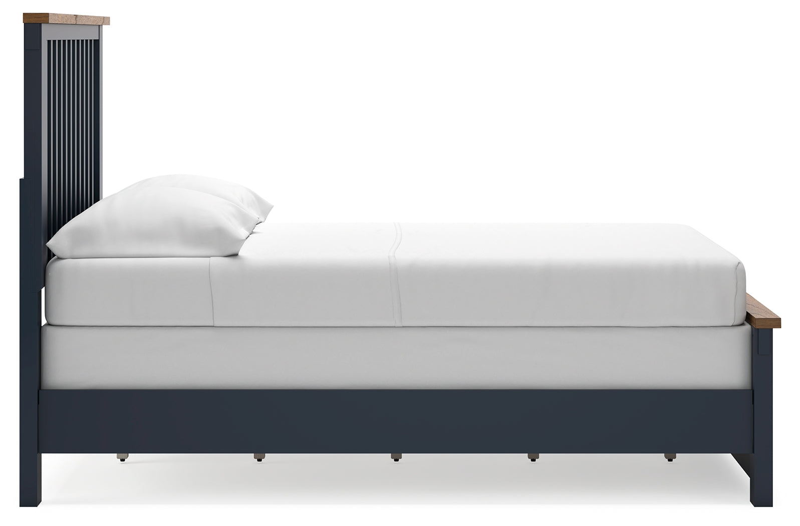 Landocken Brown/Blue Full Panel Youth Bed- Viva Furn