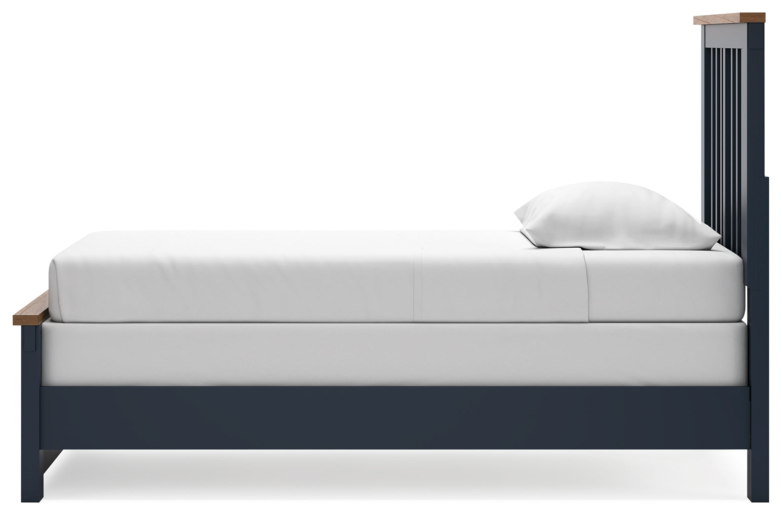 Landocken Brown/Blue Twin Panel Youth Bed- Viva Furn