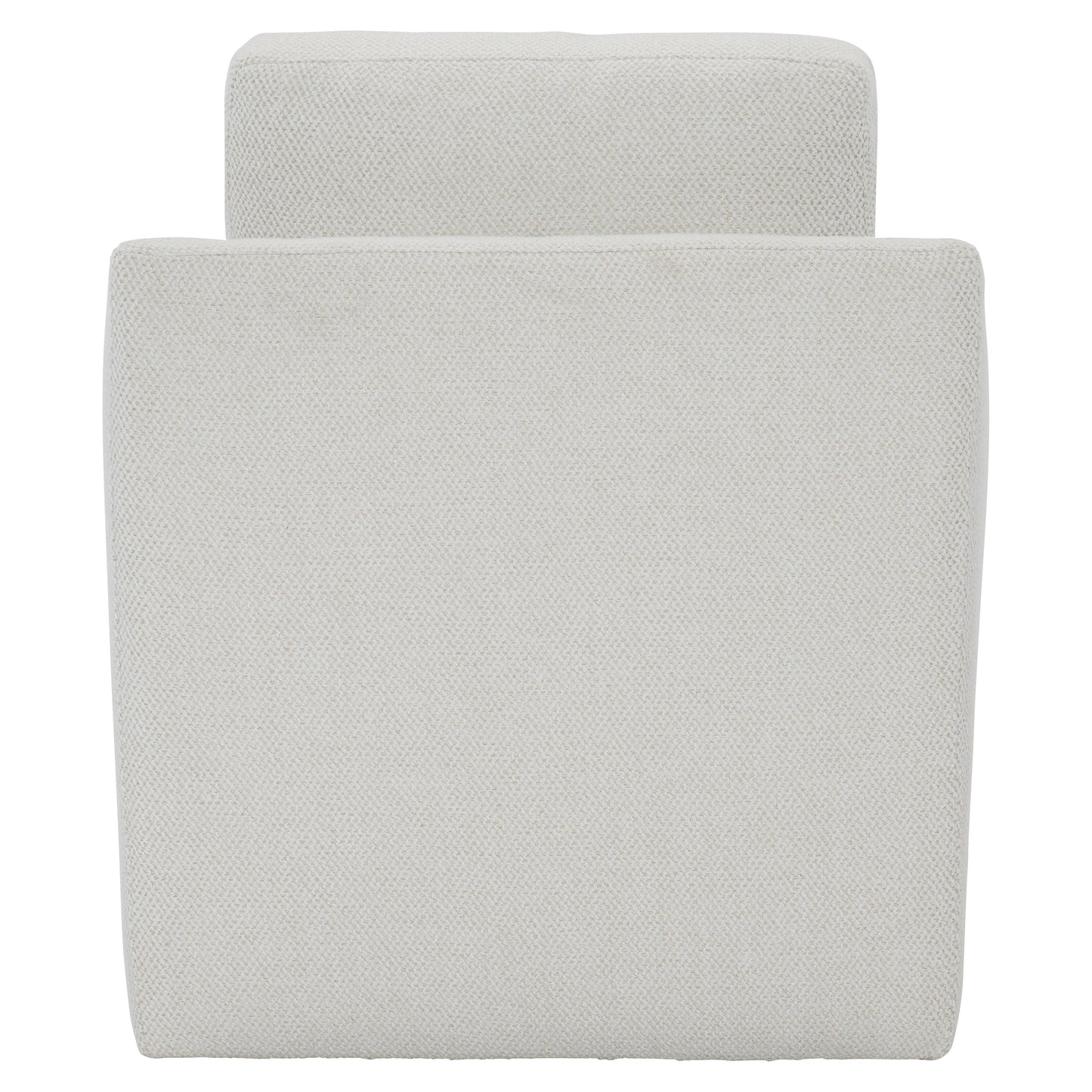 Landry White/Cream Fabric Swivel Chair - Ornate Home