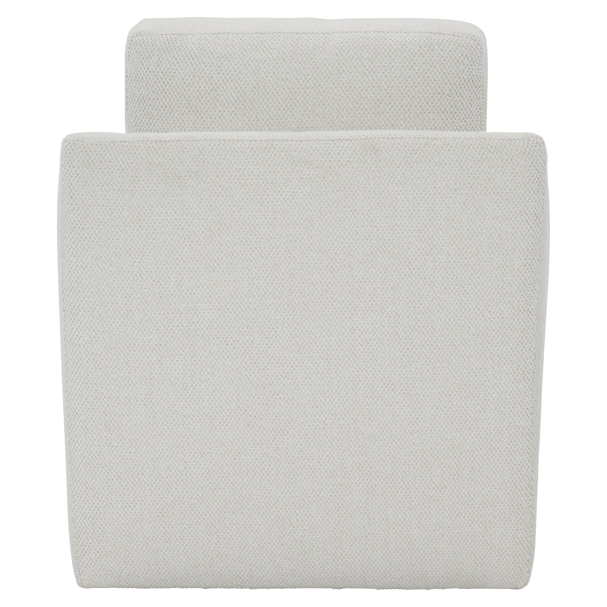 Landry White/Cream Fabric Swivel Chair - Ornate Home