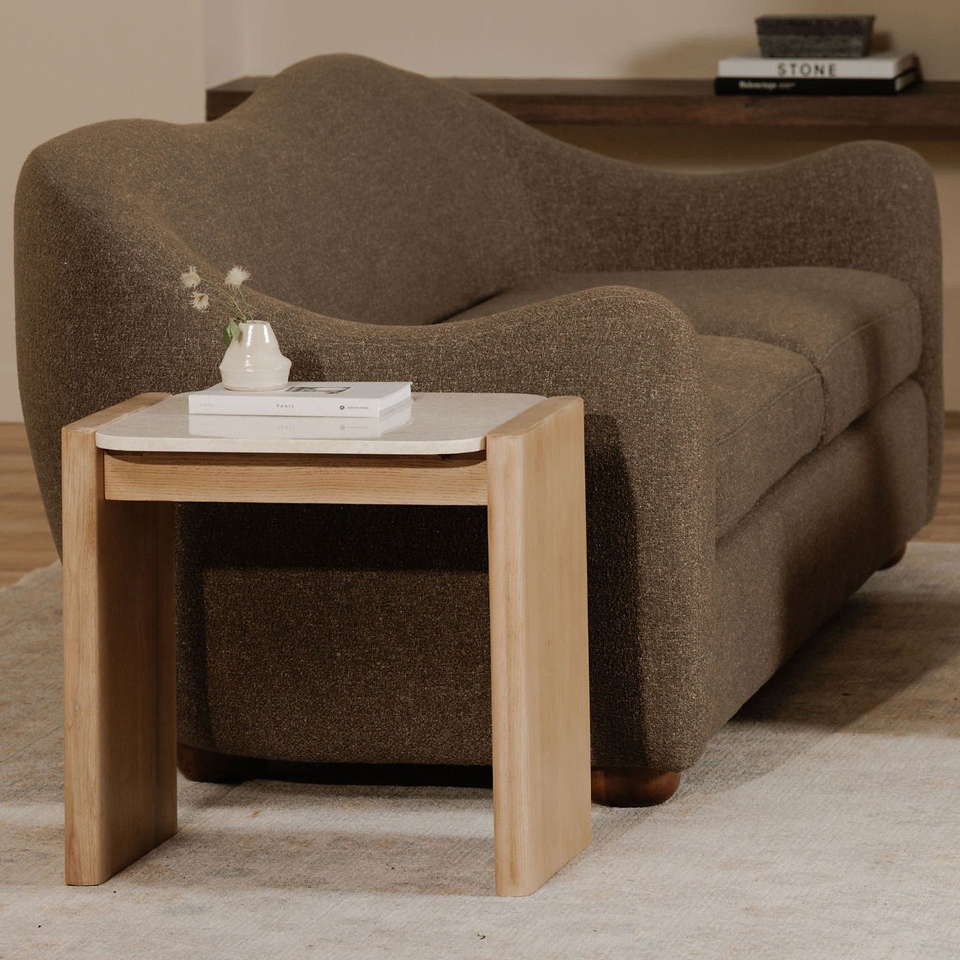 Lane Natural Side Table - Ornate Home