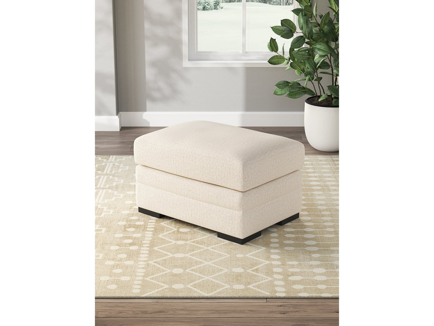 Lango Jute Ottoman- Viva Furn