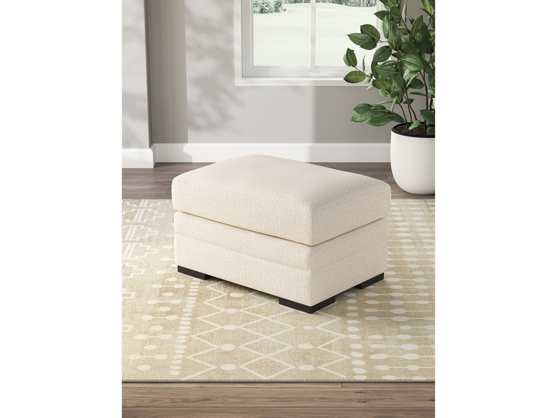 Lango Jute Ottoman- Viva Furn