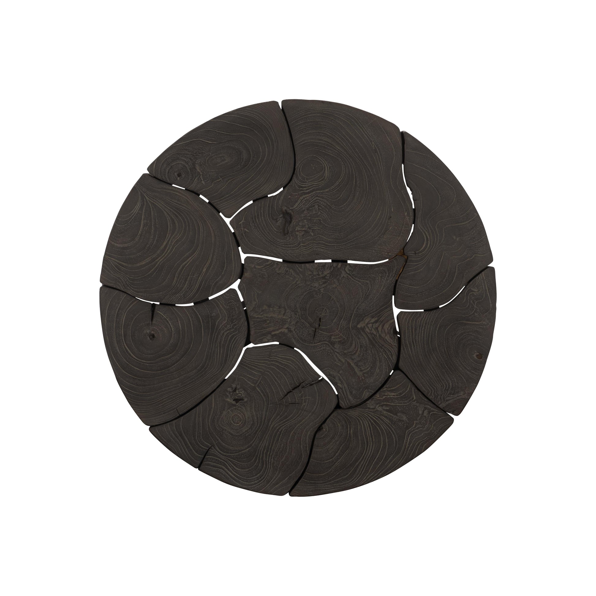 Lanita Smoked Truffle Side Table - Ornate Home