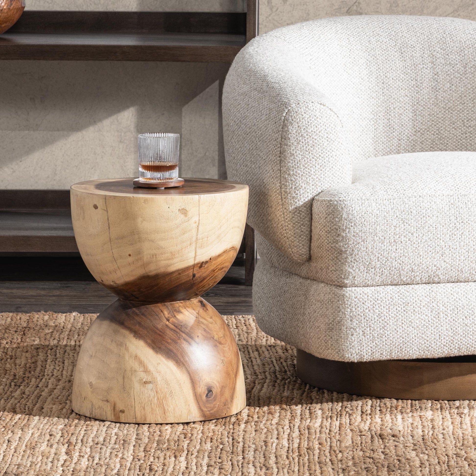 Lanna Natural Accent Table - Ornate Home