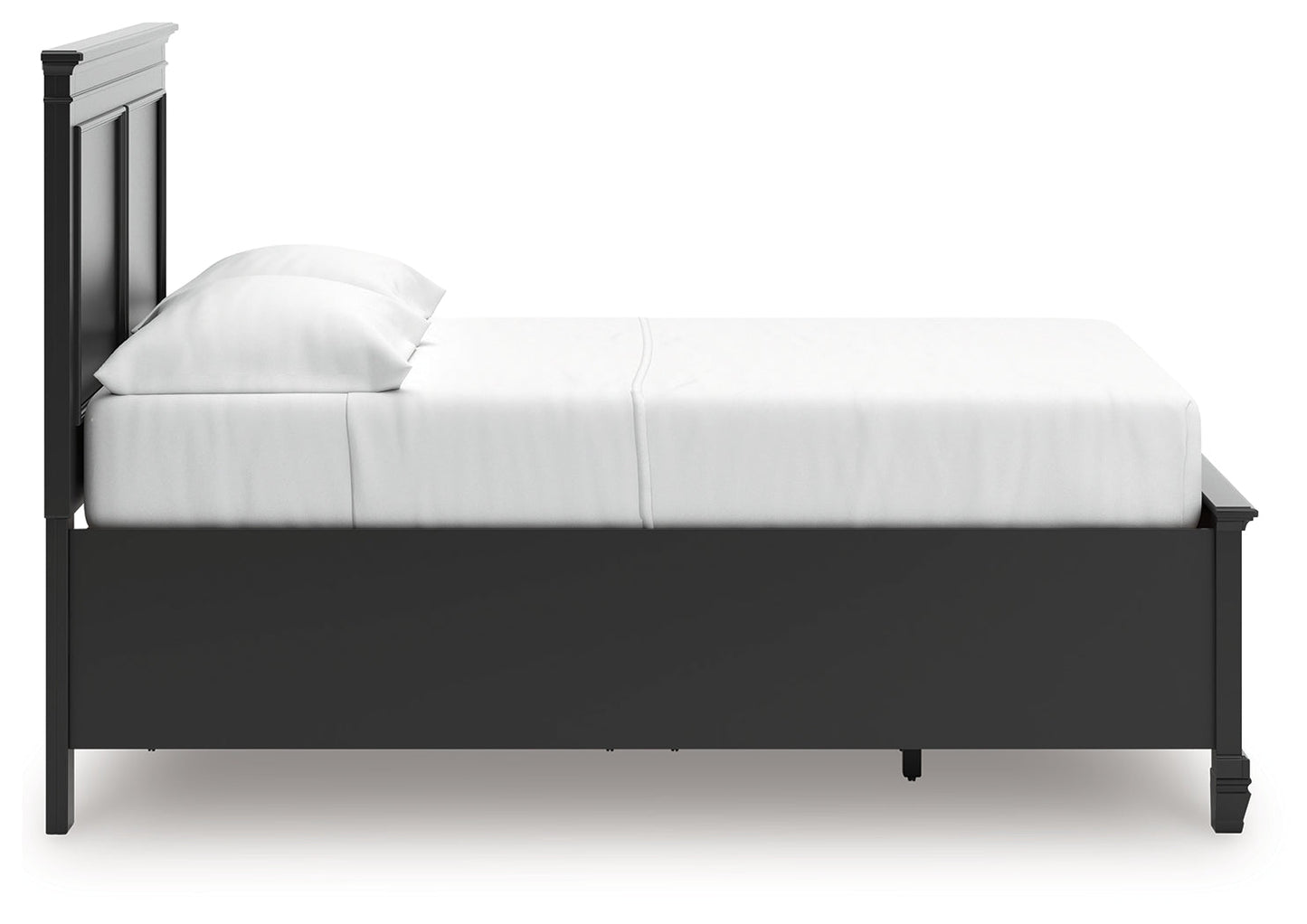 Lanolee Black Full Panel Storage Bed- Viva Furn