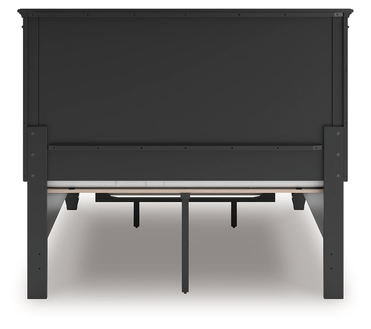 Lanolee Black Full Panel Storage Bed- Viva Furn