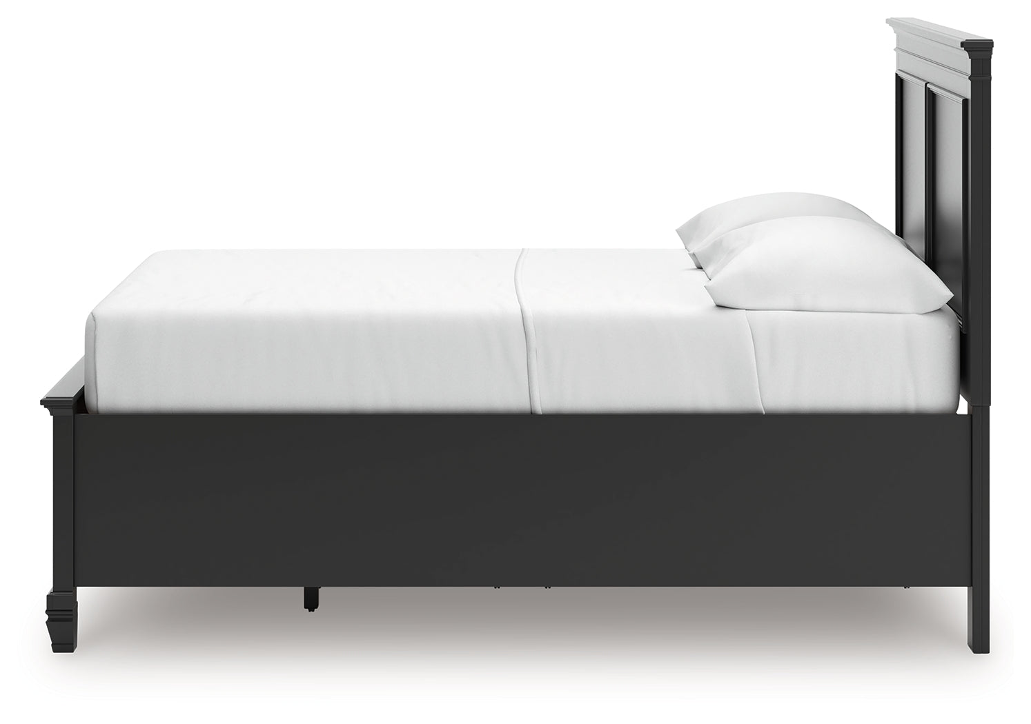 Lanolee Black Full Panel Storage Bed- Viva Furn