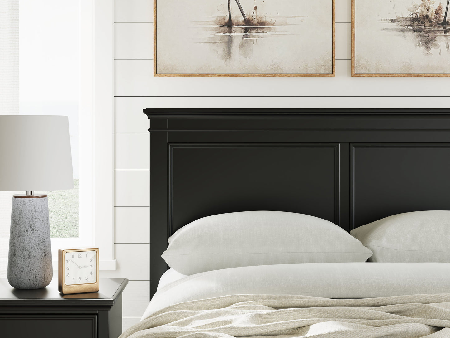 Lanolee Black Full Panel Storage Bed- Viva Furn