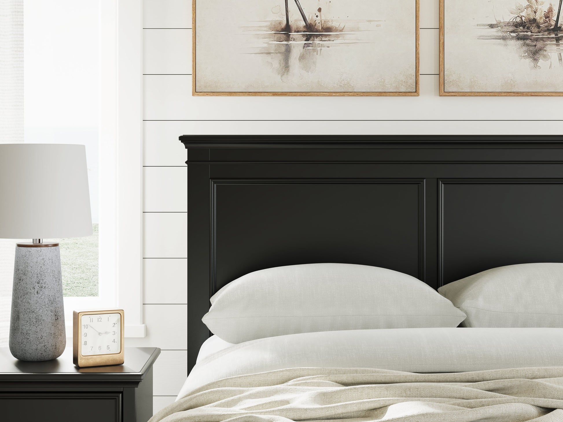 Lanolee Black Full Panel Storage Bed- Viva Furn