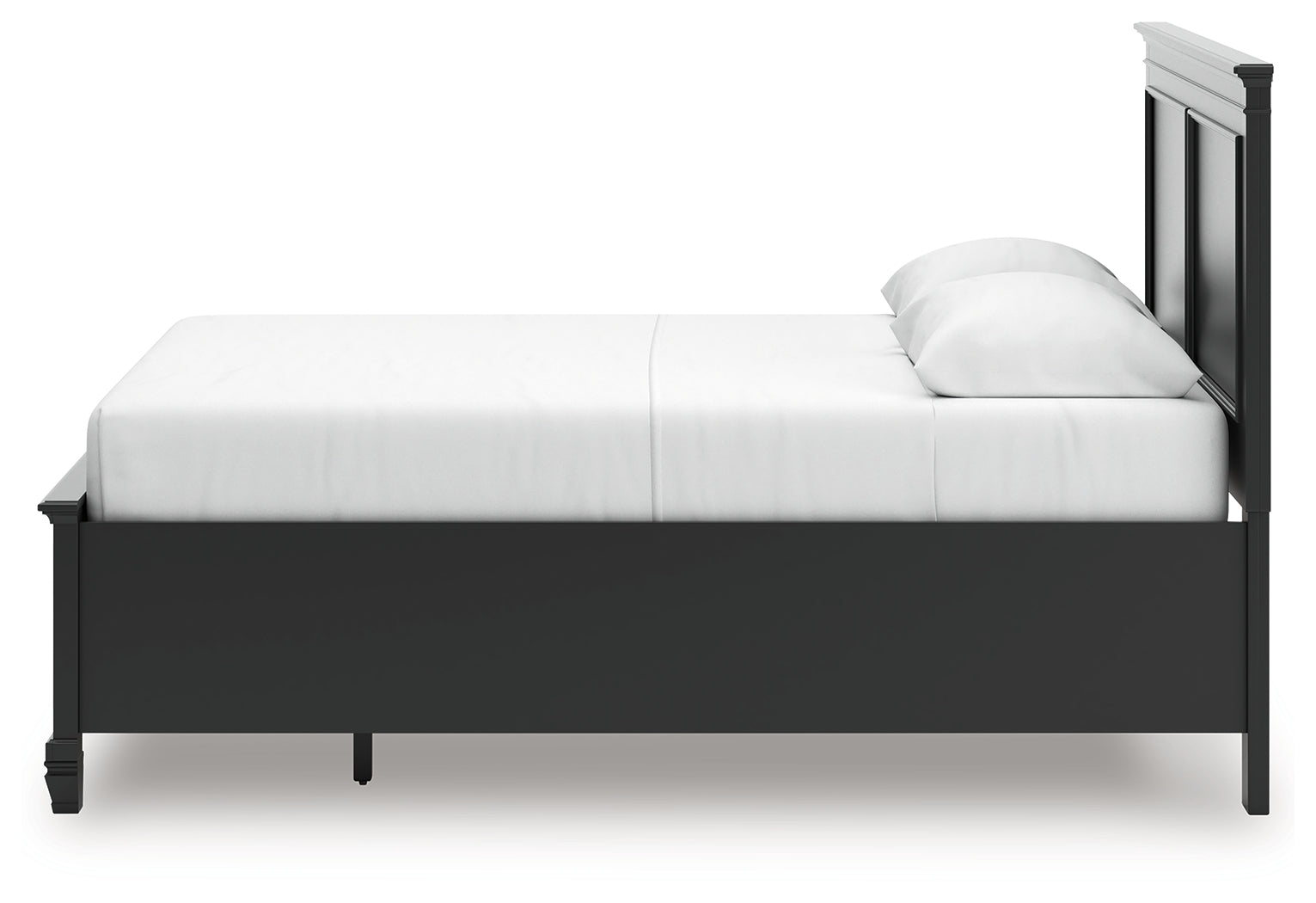 Lanolee Black Queen Panel Storage Bed- Viva Furn