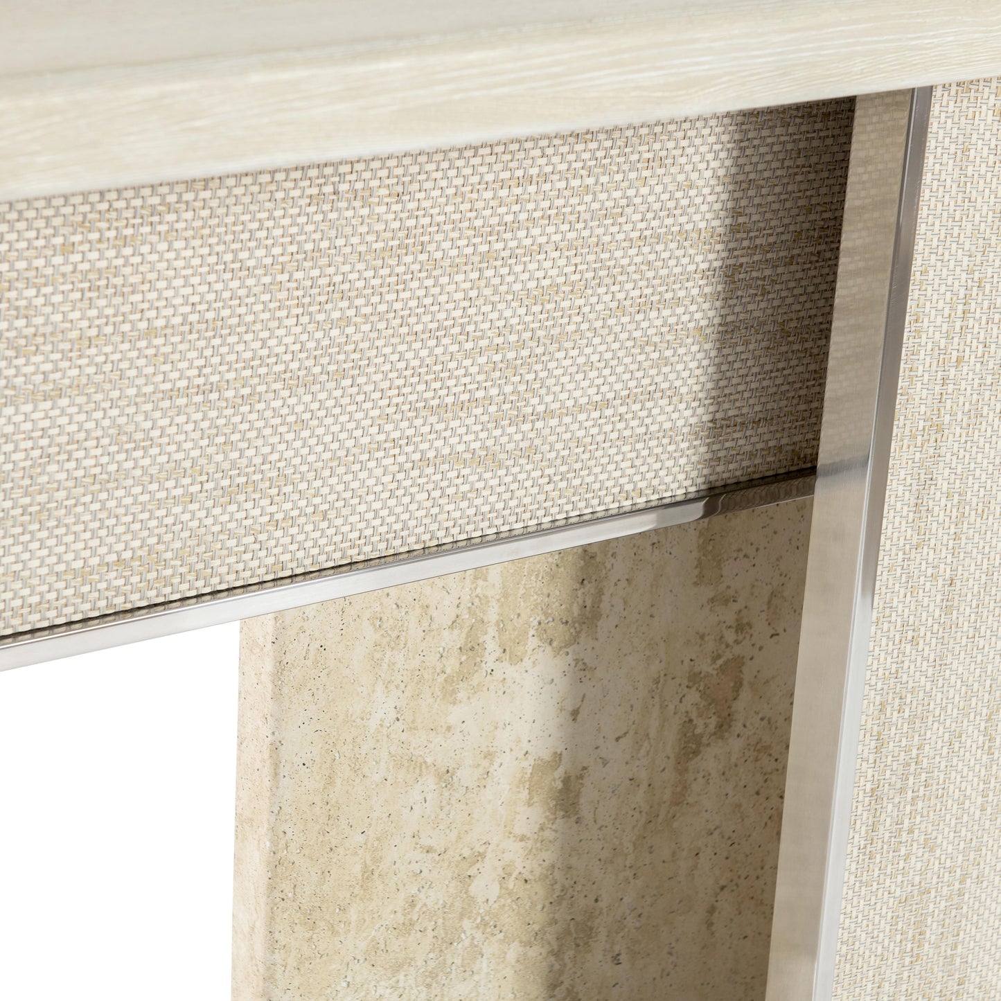 Laren Ecru/Farine/Albescent Console Table - Ornate Home