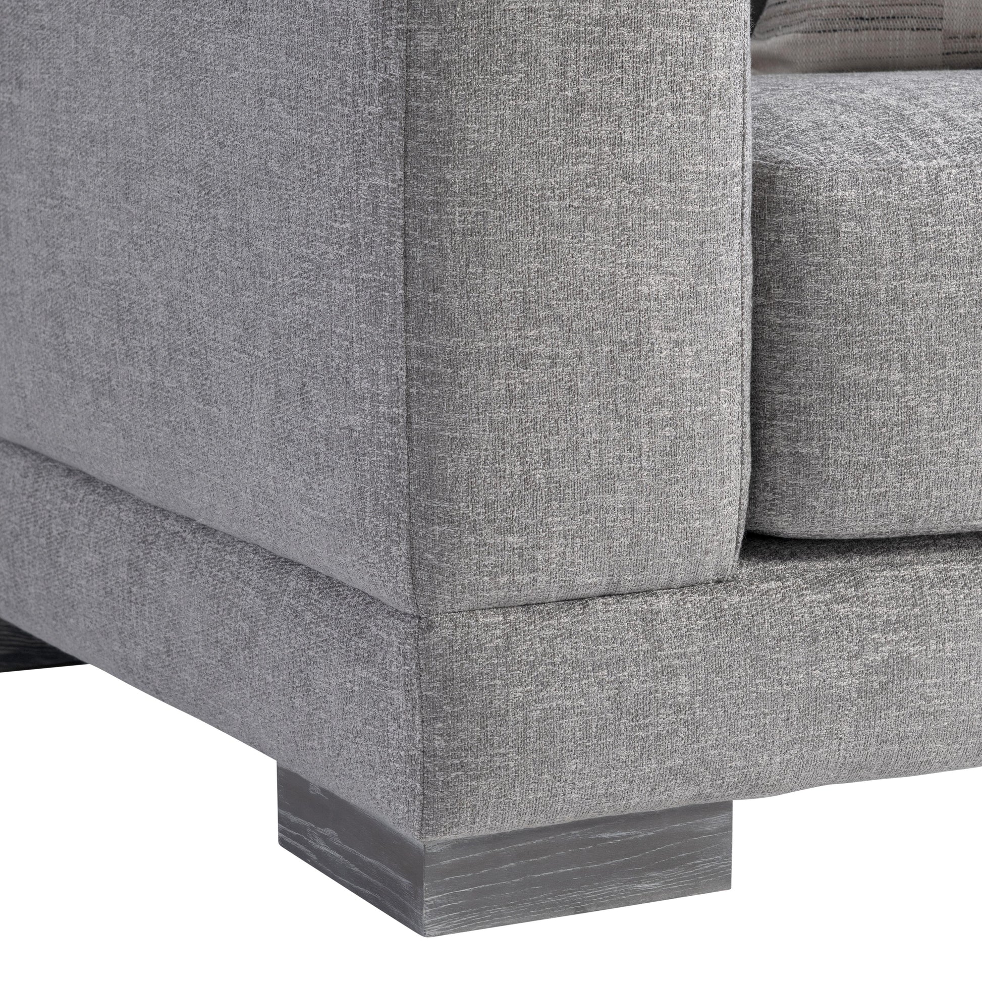 Lars Grey Fabric Chair - Ornate Home