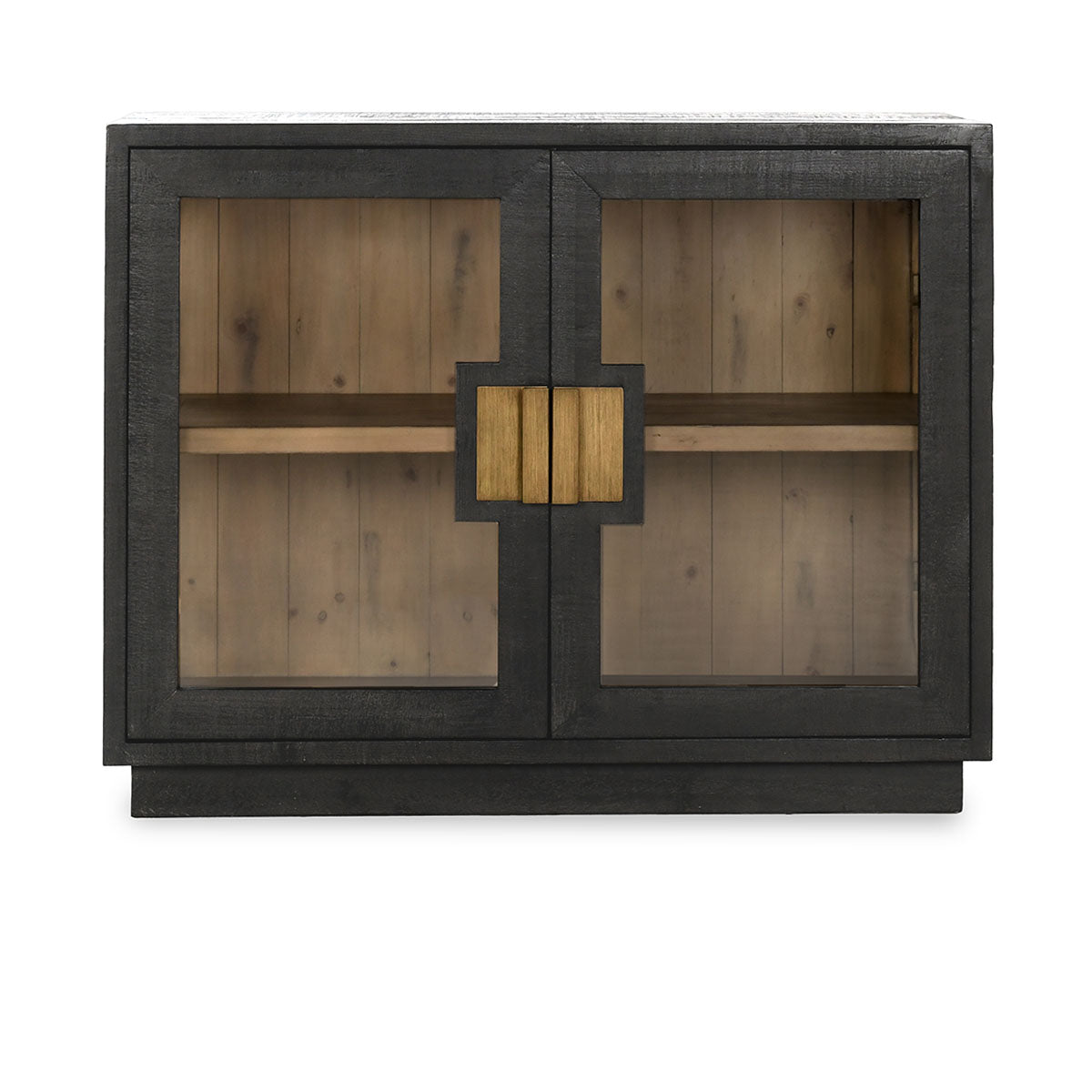 Larson Antique Black Cabinet - Ornate Home