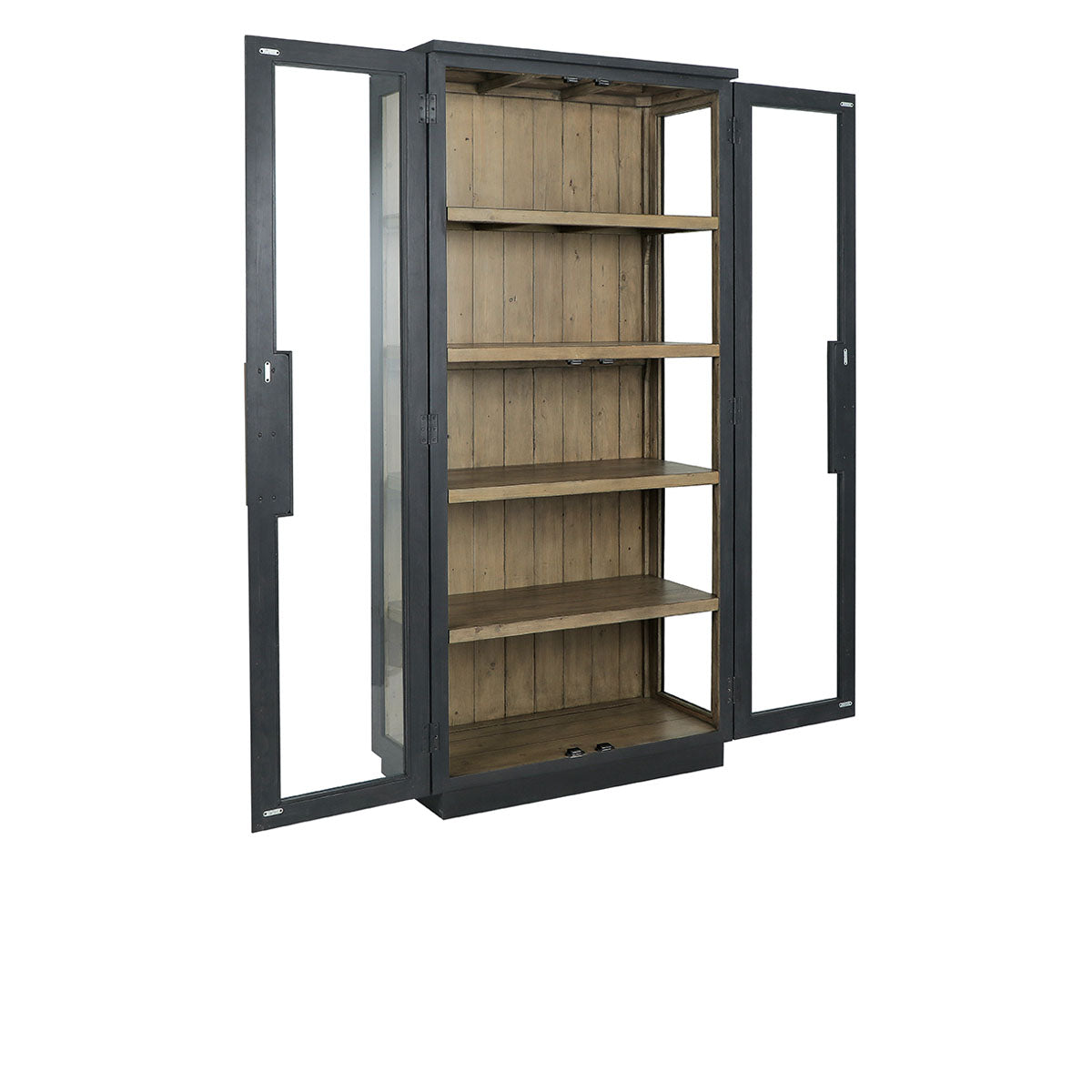 Larson Black Tall Cabinet - Ornate Home