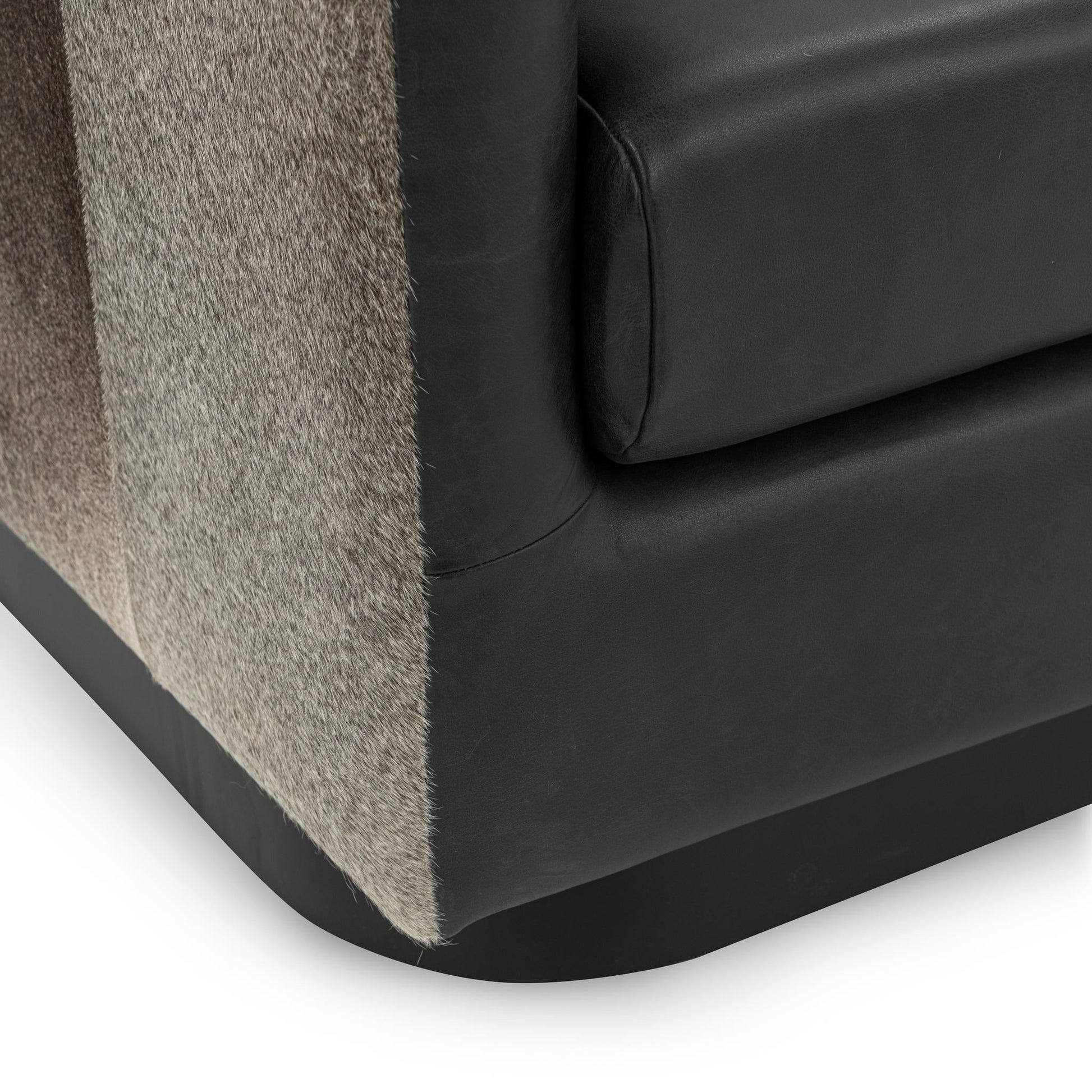 Lathe Onyx Black Accent Chair - Ornate Home