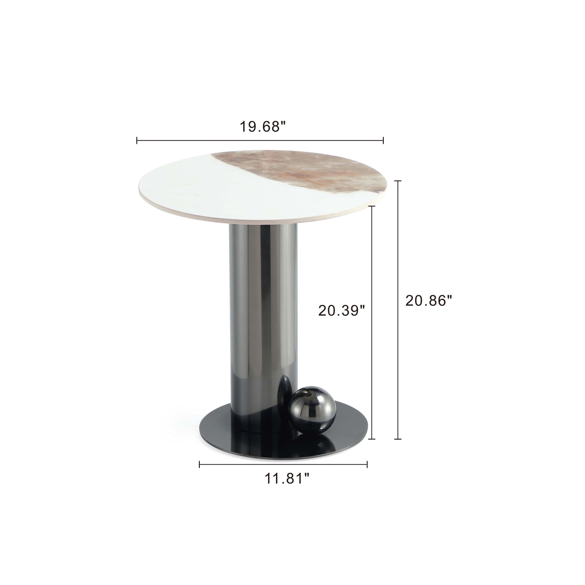 Laurel Coffee Table and End Table in Black (set of 2) - Ornate Home