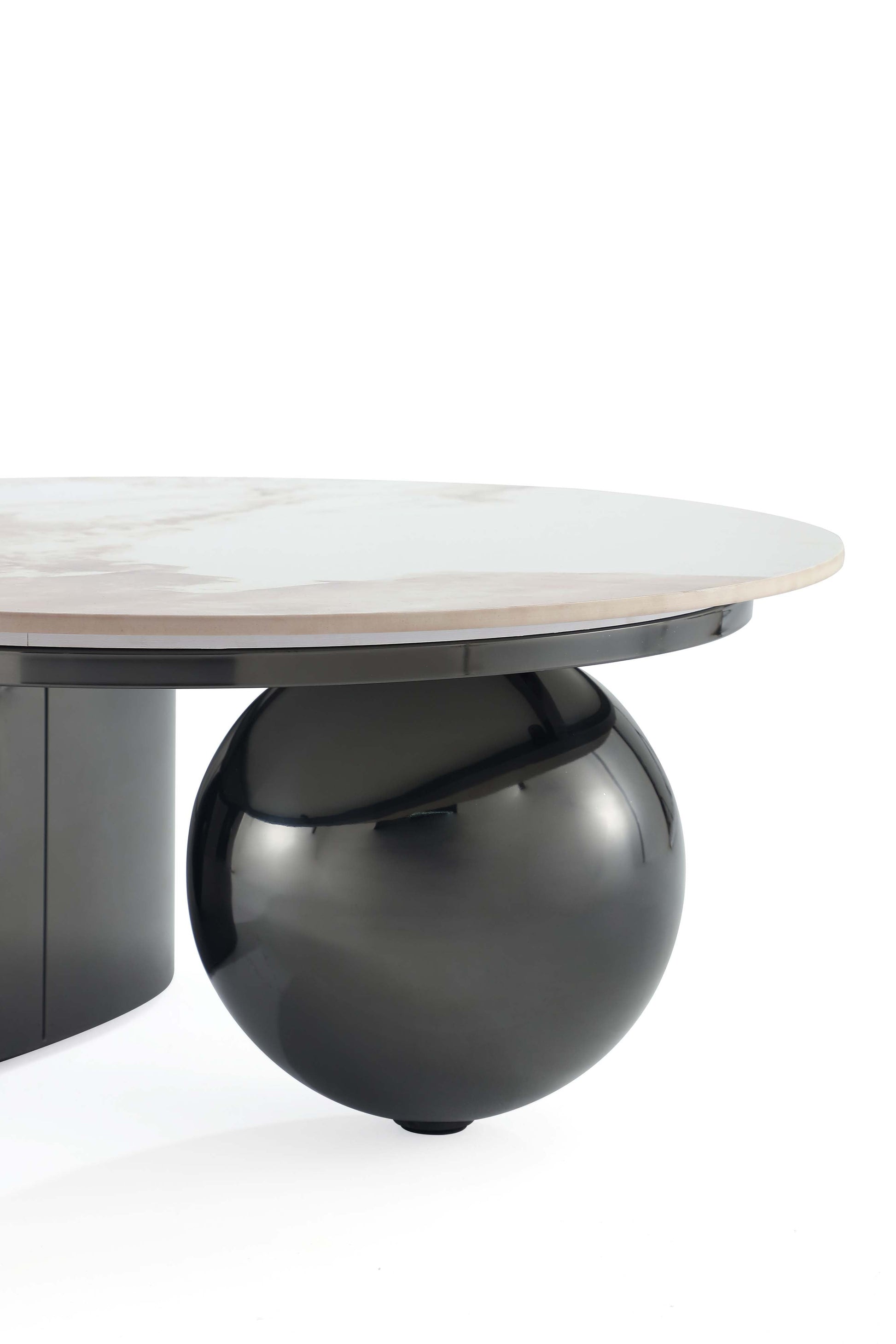 Laurel Coffee Table and End Table in Black (set of 2) - Ornate Home