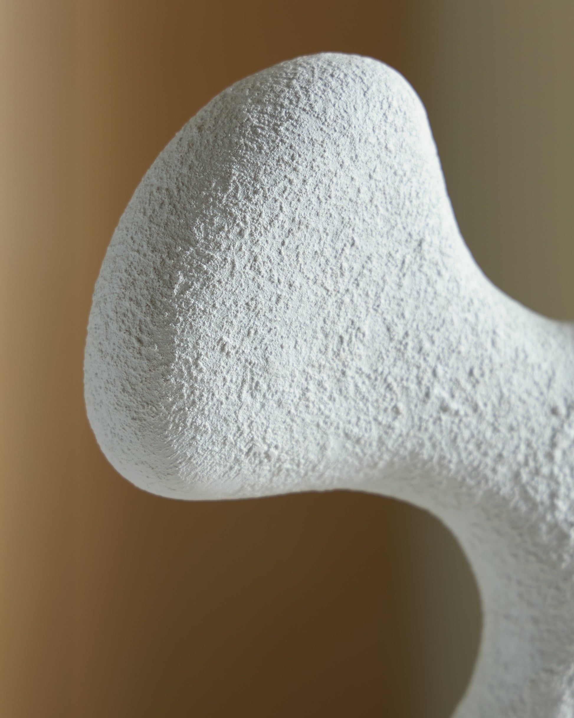 Lavarsen White/Brown Sculpture (17.38" H)- Viva Furn