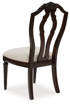 Lavinton Tan/Brown Dining Side Chair (Set of 2)- Viva Furn