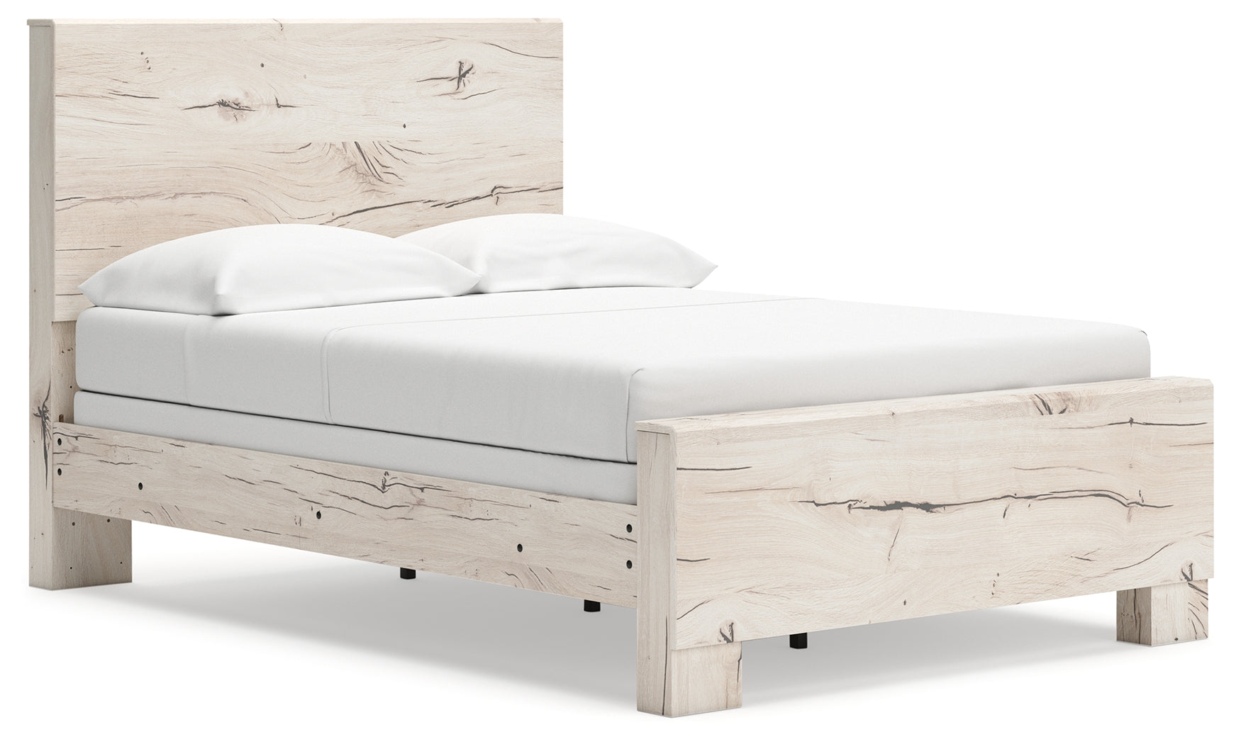 Lawroy Light Natural Full Panel Youth Bed- Viva Furn