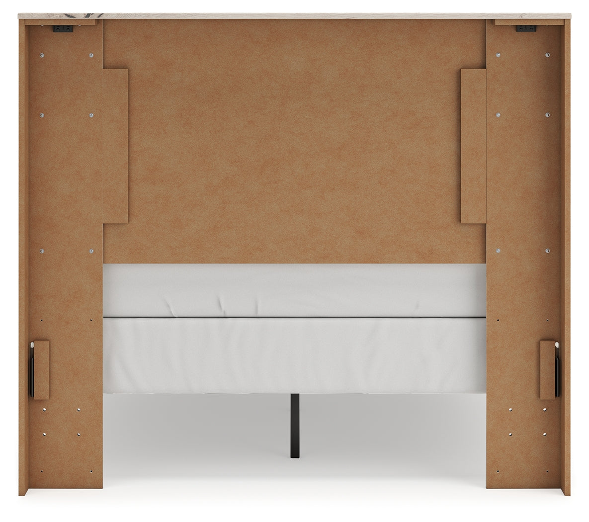 Lawroy Light Natural Full Panel Youth Bed- Viva Furn