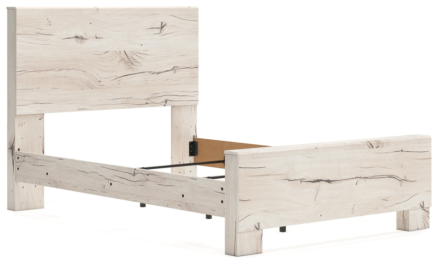 Lawroy Light Natural Full Panel Youth Bed- Viva Furn