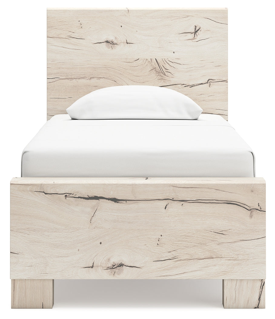 Lawroy Light Natural Twin Panel Youth Bed- Viva Furn