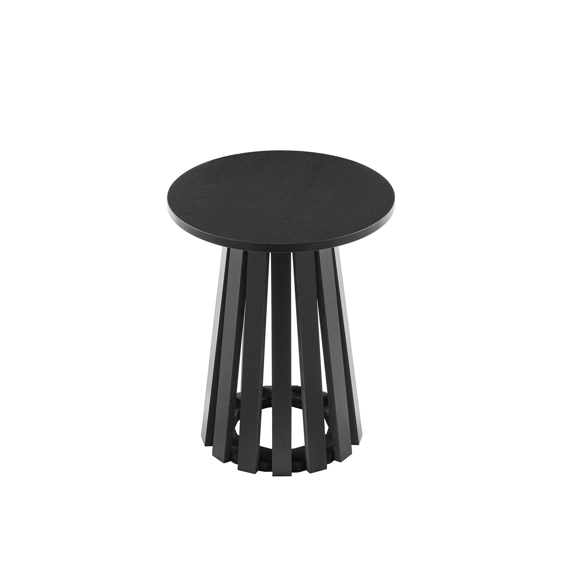 Layla End Table in Black (set of 2) - Ornate Home