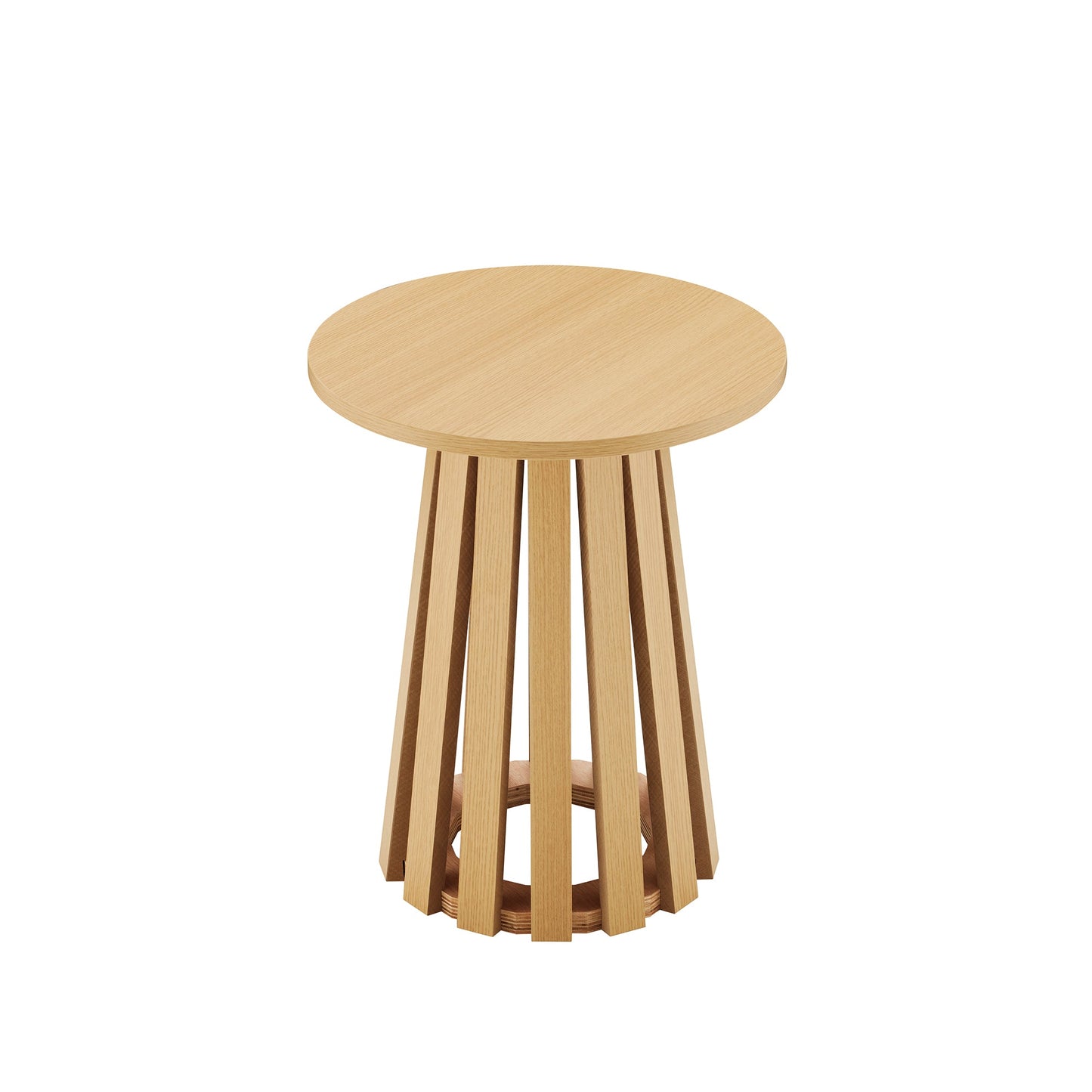 Layla End Table in Natural Oak (set of 2) - Ornate Home