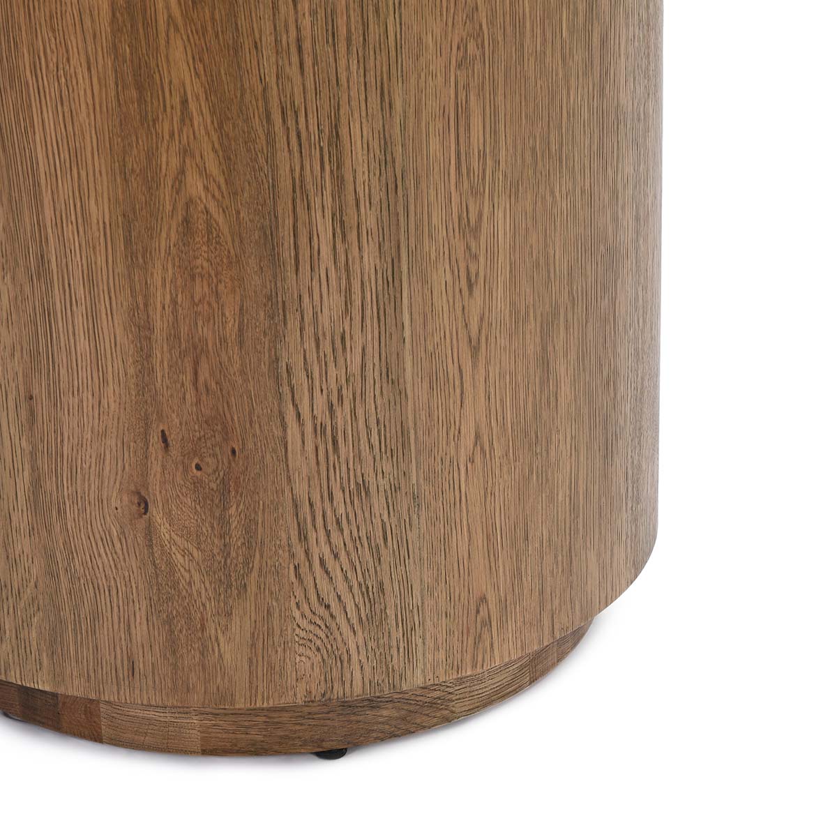Layne Light Brown Round End Table - Ornate Home