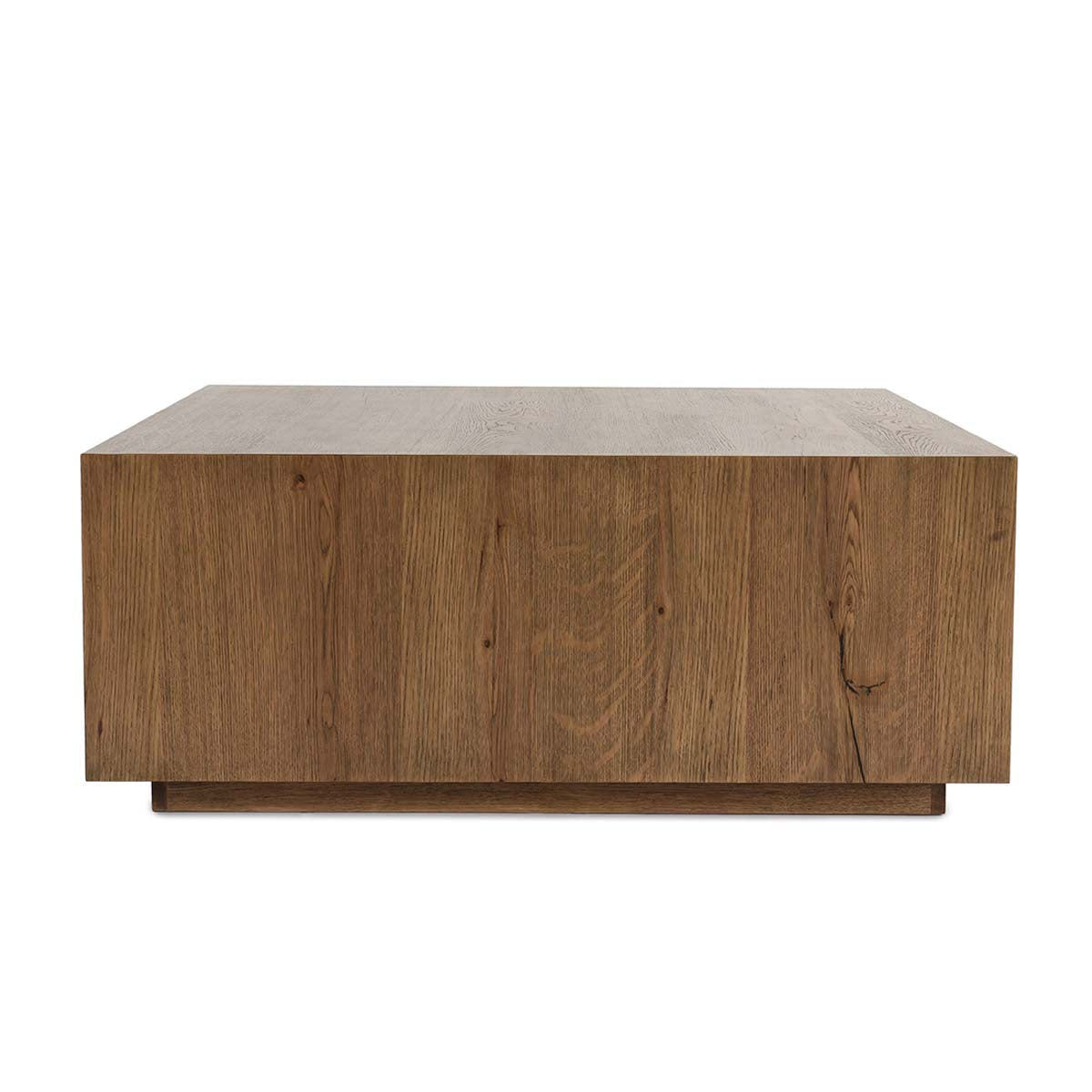 Layne Light Brown Square Coffee Table - Ornate Home