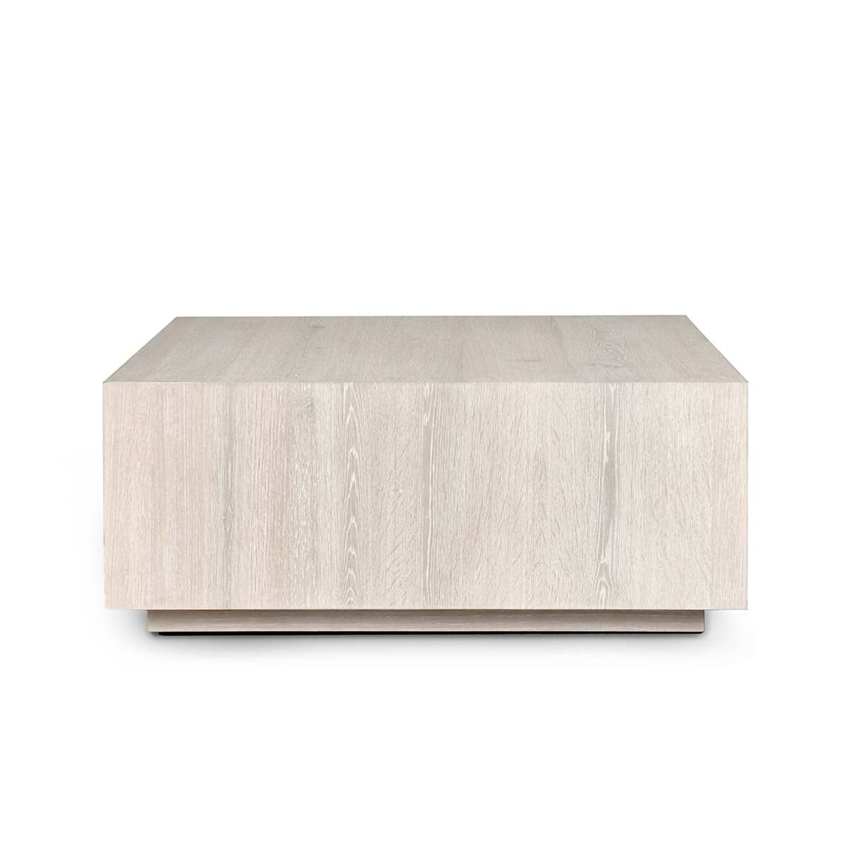 Layne Whitewash Square Coffee Table - Ornate Home