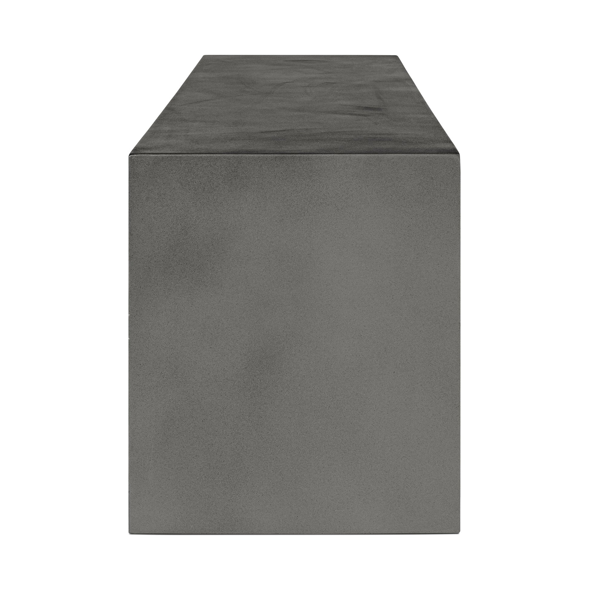 Lazarus Dark Grey Outdoor Bench - Ornate Home