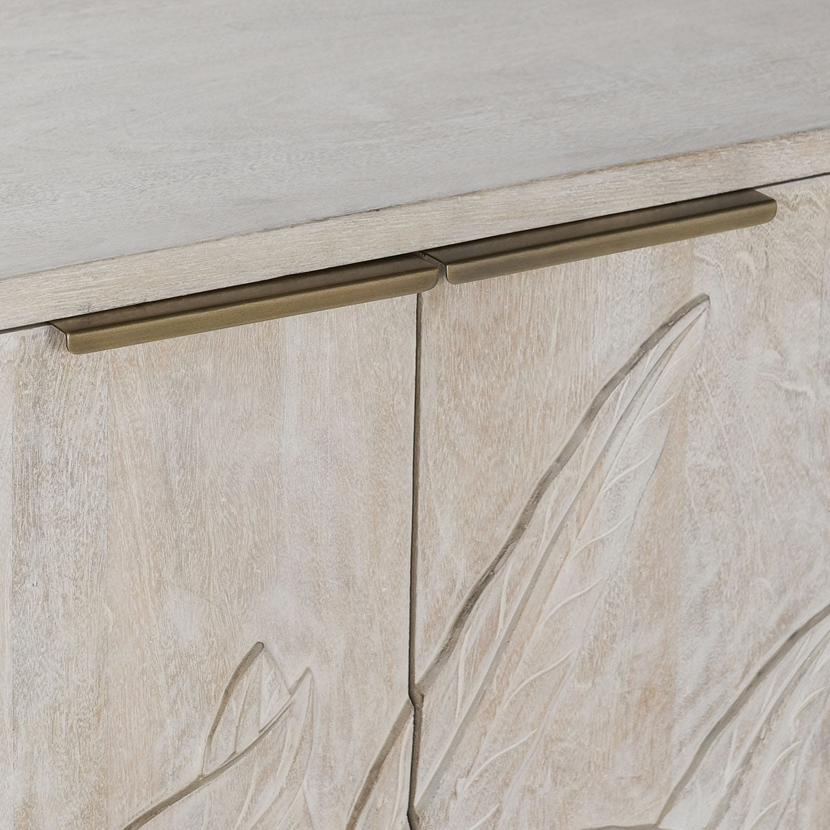 Ledro Whitewash Buffet - Ornate Home