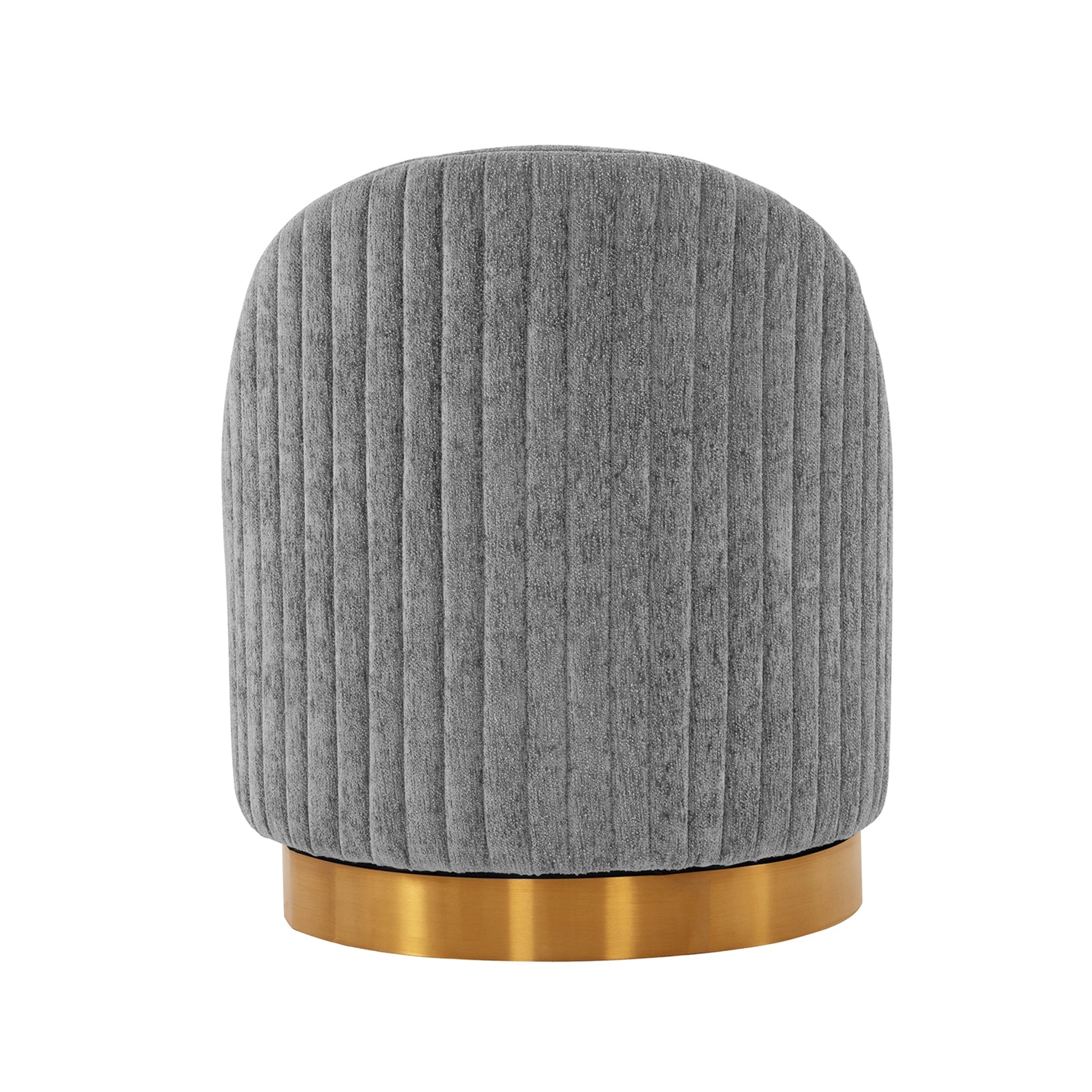 Leela Swivel Accent Chair in Grey (set of 2) - Ornate Home