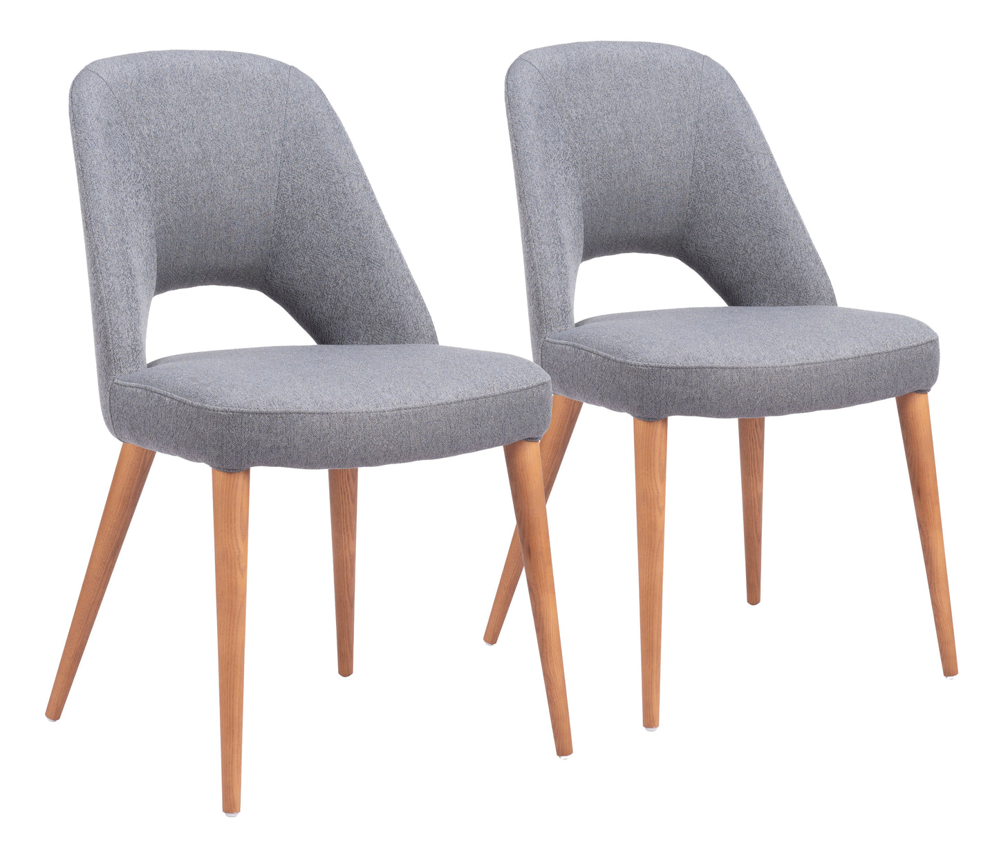 Leith Gray Dining Chair (Set of 2) - Ornate Home