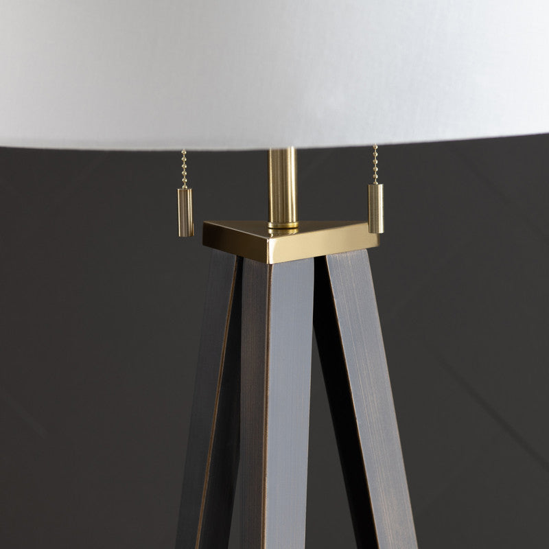 Lennon Bronze/Gold Floor Lamp - Ornate Home