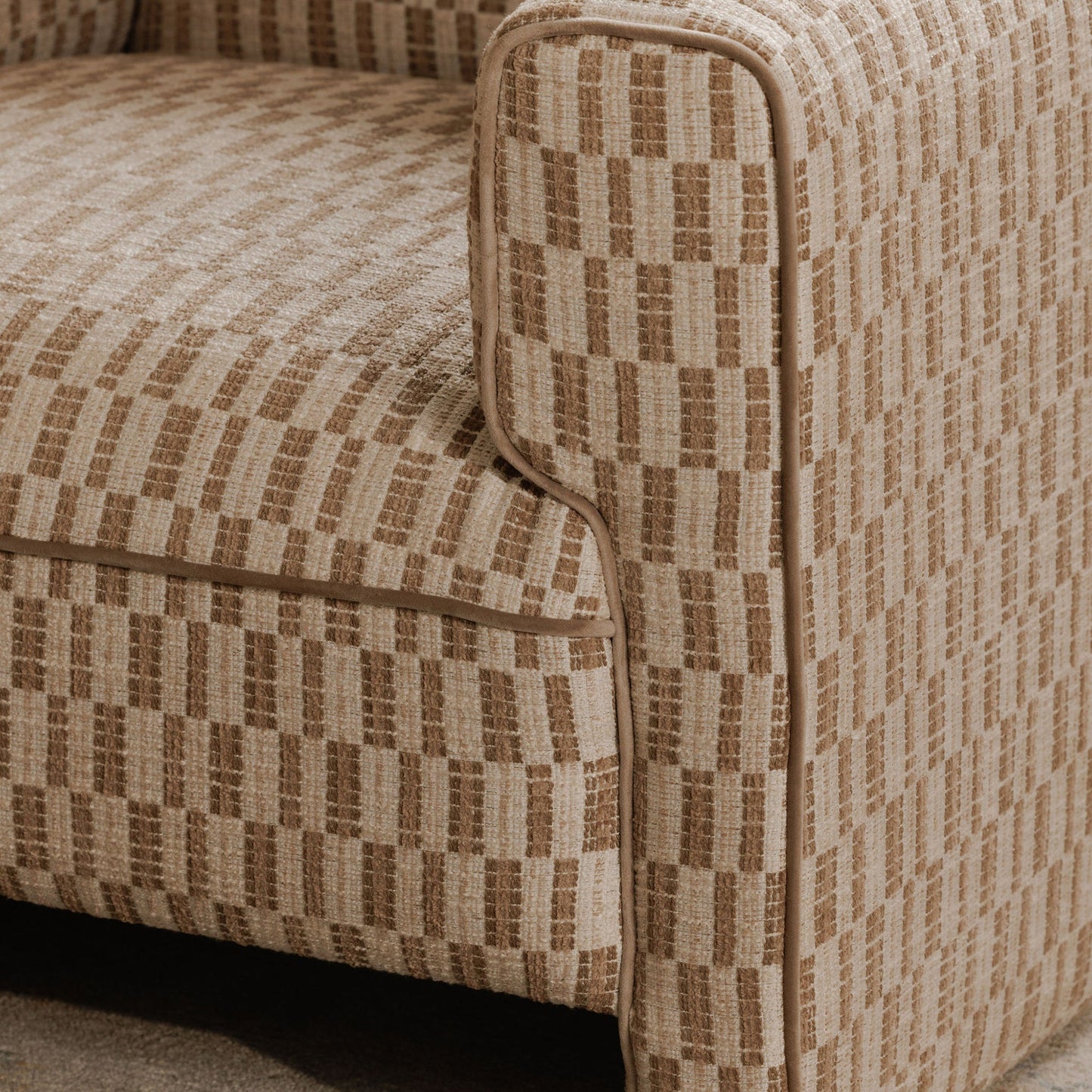 Leo Taupe Accent Chair - Ornate Home