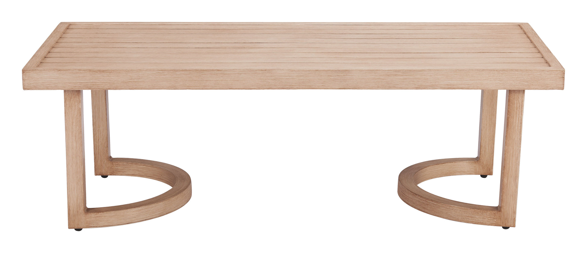 Leto Brown Outdoor Coffee Table - Ornate Home